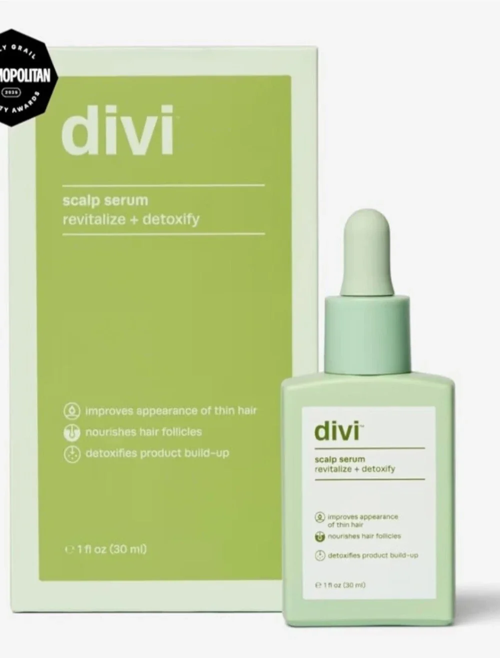 Divi Scalp Serum | To Promote Fuller-Looking Hair with Peptides | 30mlMulti-Pe